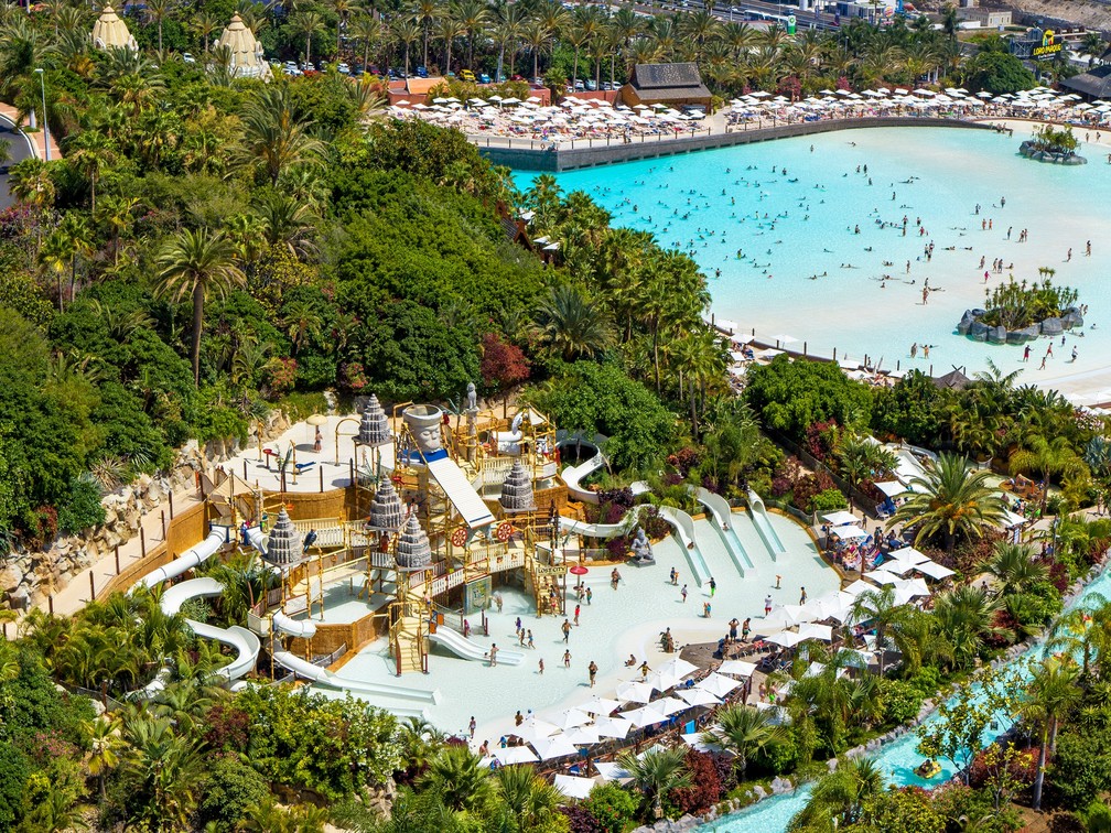 Siam Park em Adeje, na Espanha — Foto: Reprodução/Facebook