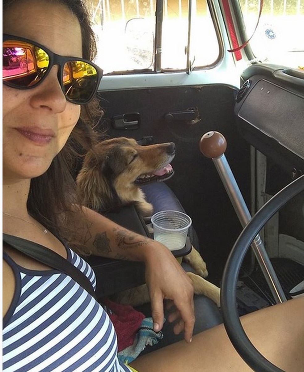 Recifense começou a viagem pelo país na companhia da cadela em janeiro deste ano (Foto: Reprodução/Instagram)