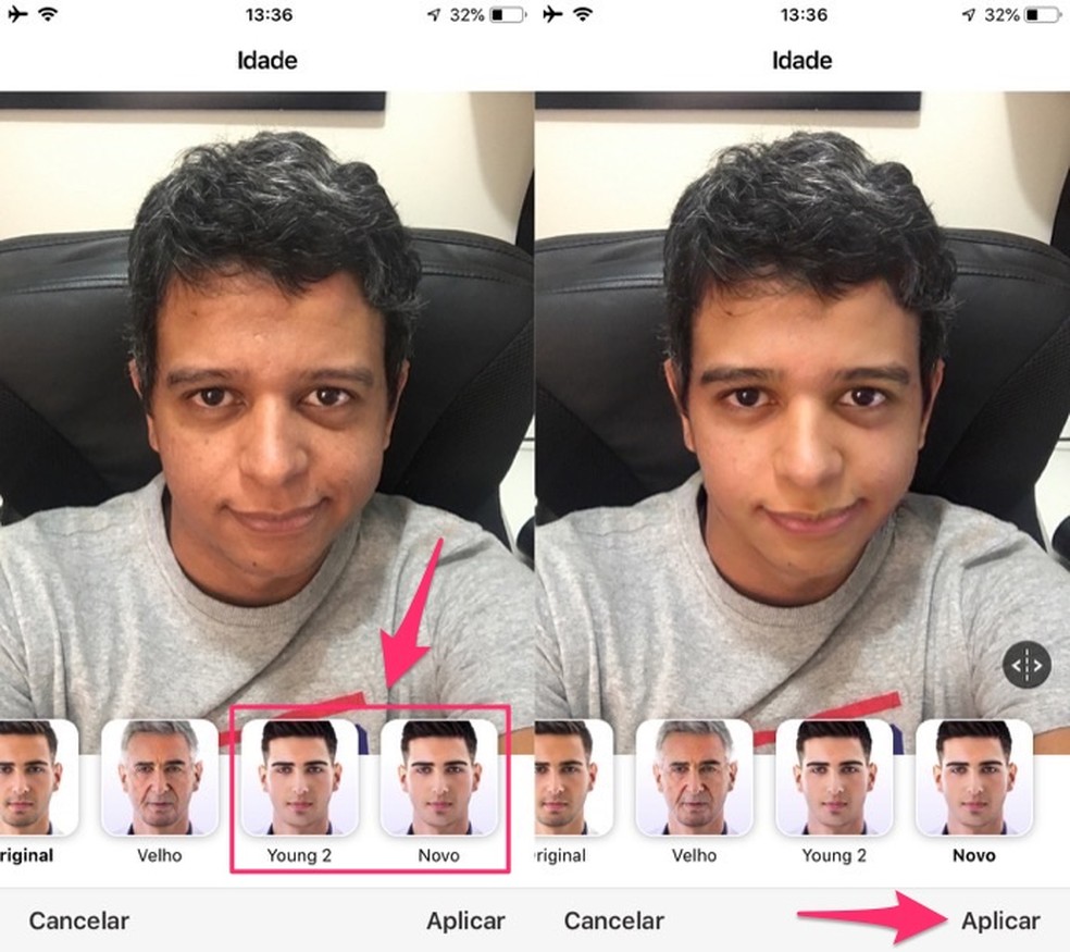 passo-3 Aplicativo que deixa pessoa mais nova: FaceApp faz seu rosto rejuvenescer