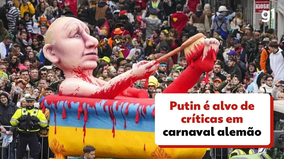Deutscher Karneval persifliert Putin auf dem Festwagen |  Welt