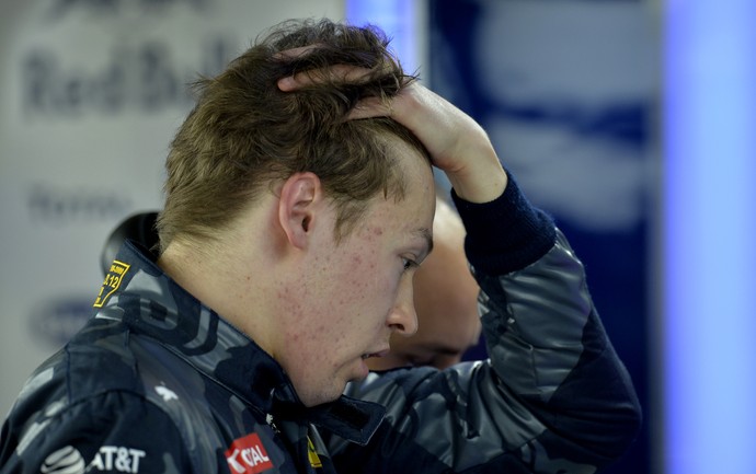 Daniil Kvyat após GP da Rússia (Foto: AFP)