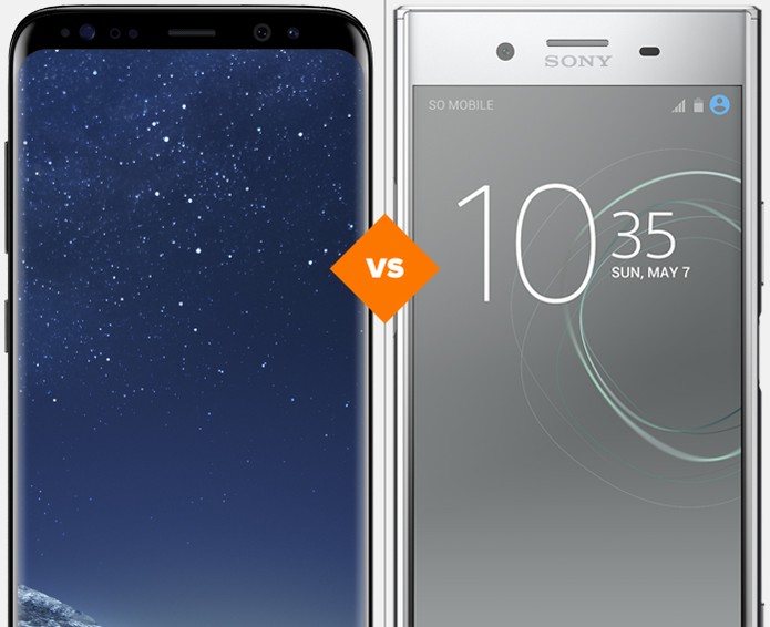 Galaxy S8 ou Xperia XZ Premium: veja qual celular se sai melhor no comparativo (Foto: Arte/TechTudo)