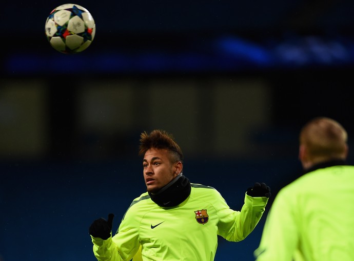 Neymar Treino Barcelona (Foto: Getty Images)