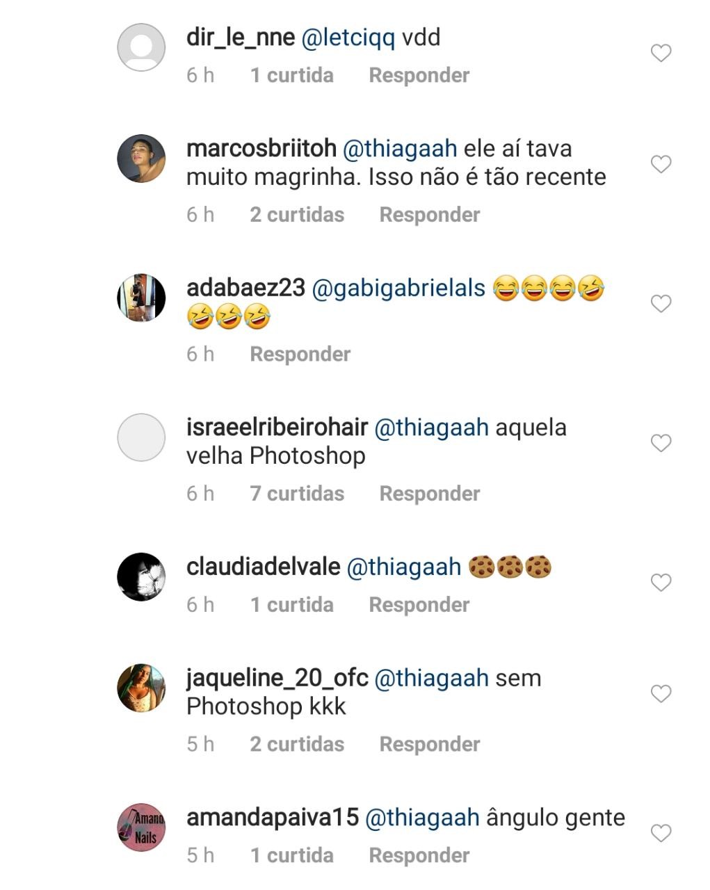 Comentários no post da Anitta (Foto: Reprodução/Instagram)