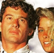 Adriane Galisteu com Ayrton Senna — Foto: Arquivo