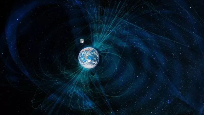 O campo magnético da Terra é 100 vezes mais forte que o da Via Láctea (Foto: Nasa via BBC News)