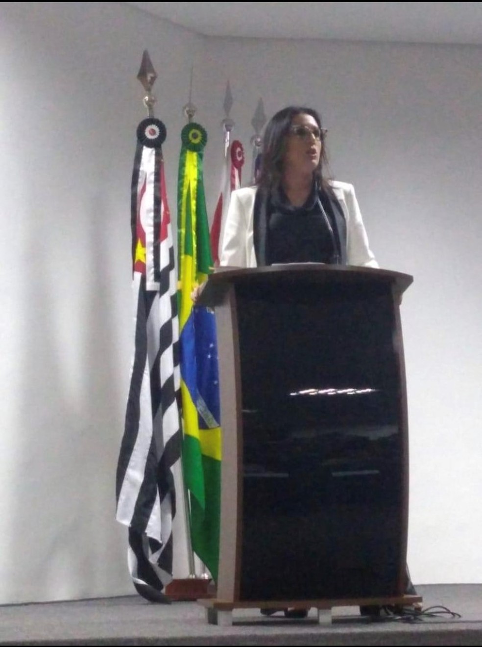 Juíza Débora Faitarone: 'Atribuo o meu afastamento ao inconformismo que algumas decisões minhas, envolvendo policiais militares, causaram' — Foto: Divulgação/Arquivo pessoal