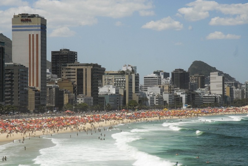 Praia de Copacabana, no Rio de Janeiro (Foto: Agência Brasil)