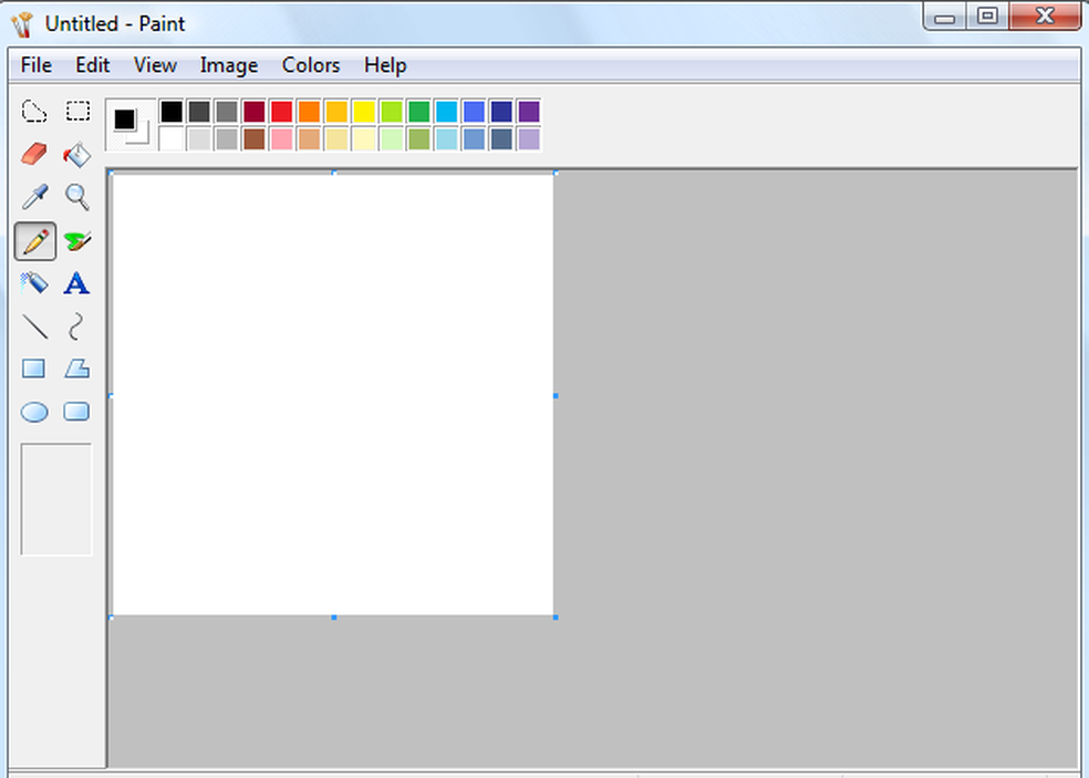 Paint no Windows 95 (Foto: Reprodução/Microfosft)