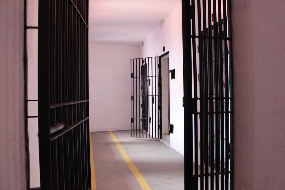 PenitenciÃ¡ria de AlcaÃ§uz, maior presÃ­dio do RN   (Foto: Anderson Barbosa/G1)