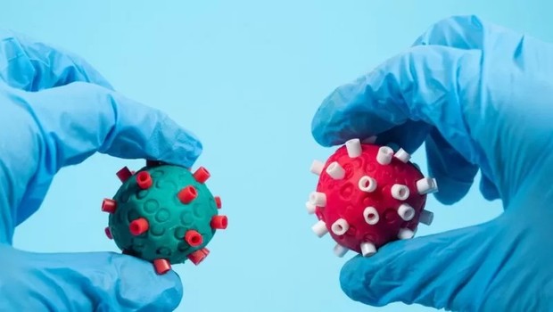 Será que a rapidez nas mutações do coronavírus será comparável à do influenza? (Foto: Getty Images via BBC)