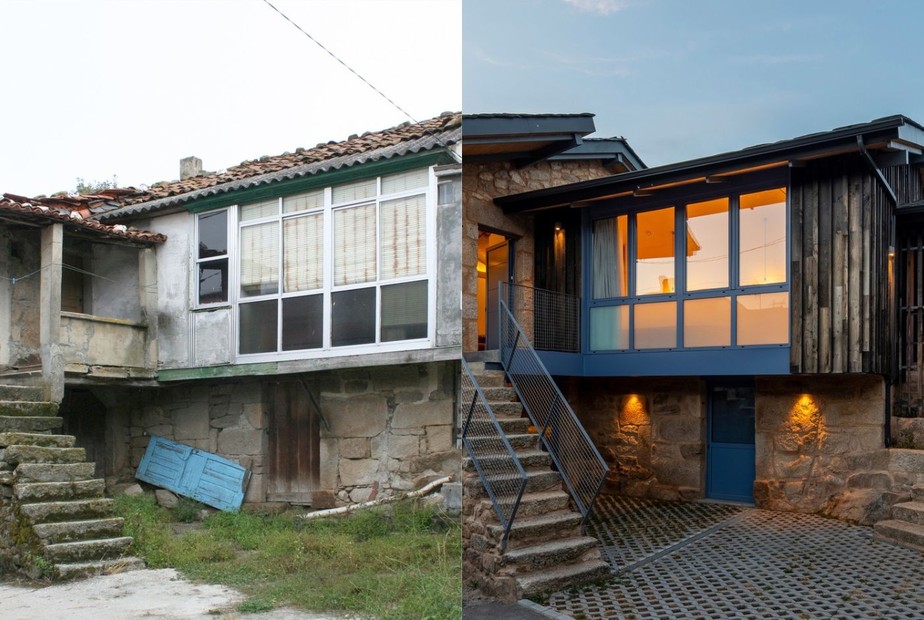 O antes e depois mostra como uma casa antiga pode virar um incrível lar moderno