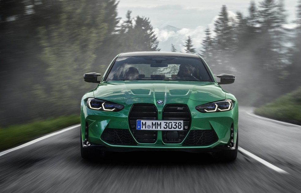 BMW vai trazer apenas a variante mais potente do M3, a Competition, de 510 cv e tração integral — Foto: Divulgação