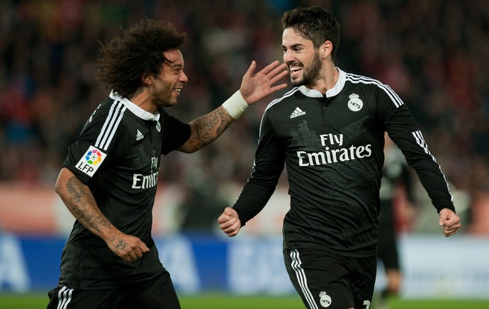 Almeria x Real Madrid - gol Isco (Foto: AFP)
