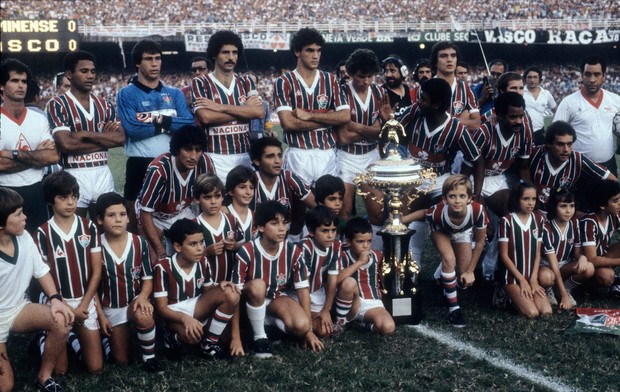 fluminense 1984 campeão (Foto: Agência Globo) fluminense 1984 campeão (Foto: Agência Globo)