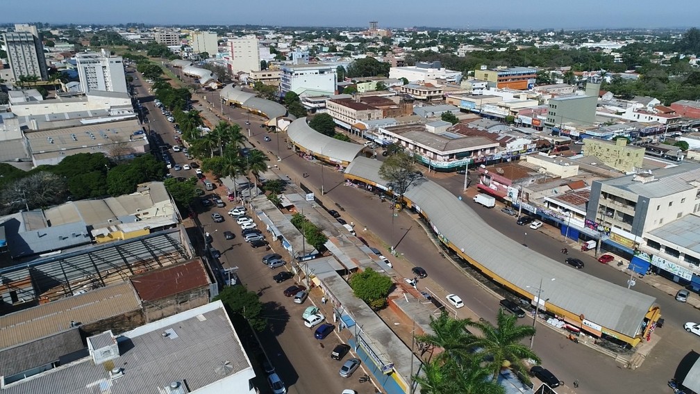 Com fronteira fechada, comércio de Pedro Juan Caballero, no Paraguai, dispensa 5 mil e fecha 200 lojas. — Foto:  Associação dos Desempregados Fronteiriços/Divulgação