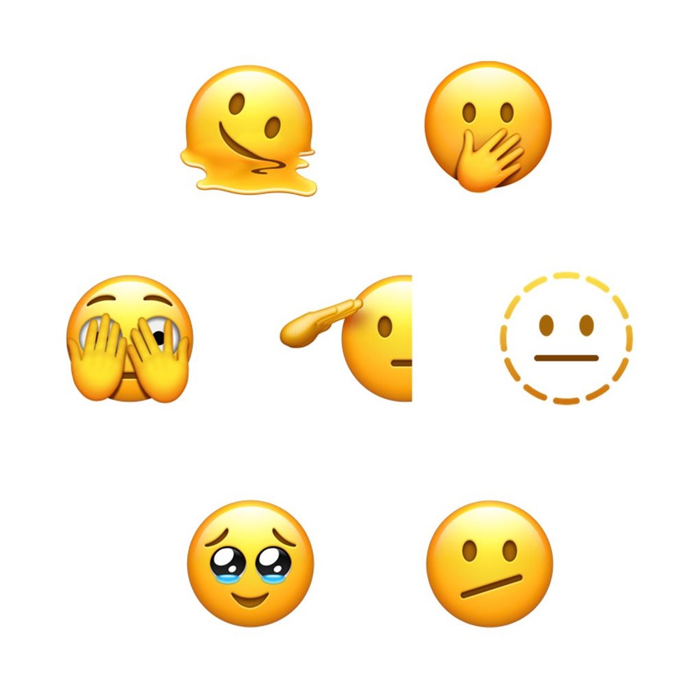 Atualização do pacote de emojis da Apple traz novas carinhas — Foto: Reprodução/Emojipedia