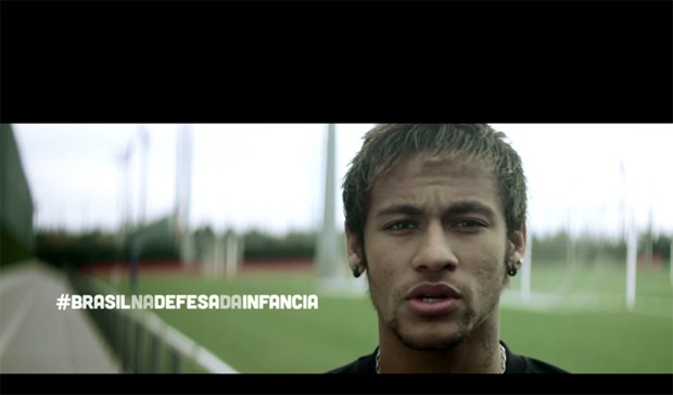 Campanha Childhood Brasil; Neymar (Foto: Reprodução YouTube)