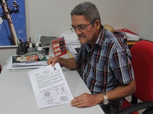 Vice-presidente do Sindicato diz que novos cargos comissionados foram criados (Foto: Gustavo Almeida/G1)