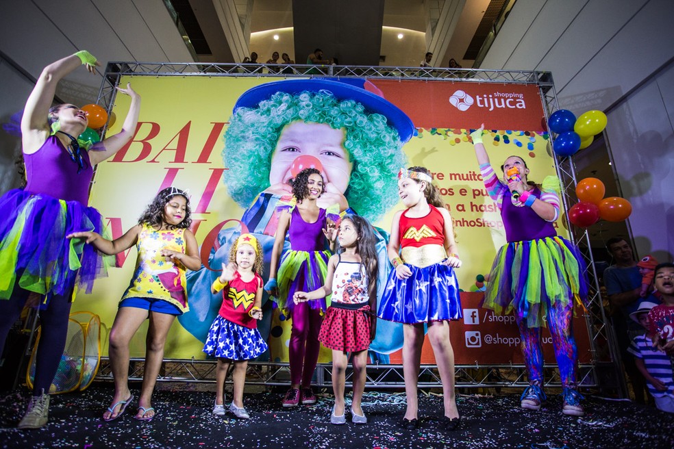 Shopping Tijuca tdrá bailinho de carnaval infantil — Foto: Divulgação