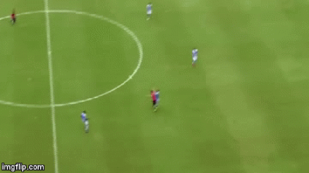 Jogada trabalhada no gol do Emelec (Foto: Reprodu��o)