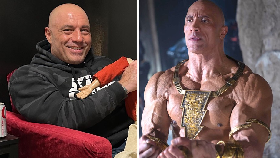 Podcaster causa polêmica ao acusar The Rock de usar anabolizantes para ...