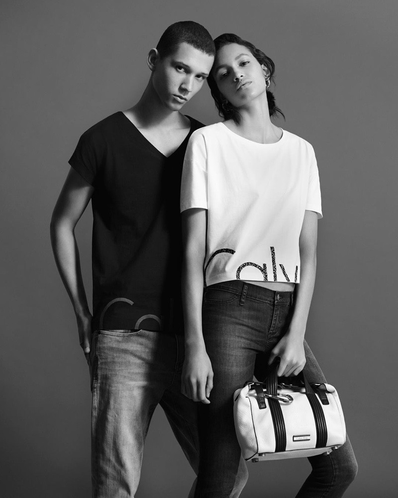 Hanne Linhares para Calvin Klein Jeans (Foto: Divulgação)