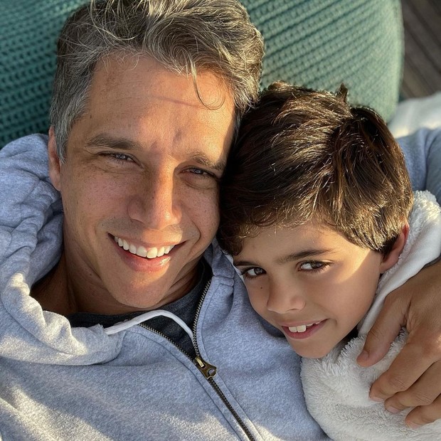 Marcio Garcia e João (Foto: Reprodução/Instagram)