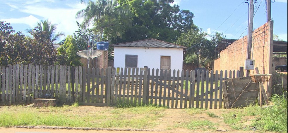 Casa onde Joselita foi morta em Candeias do Jamari — Foto: Rede Amazônica/Reprodução