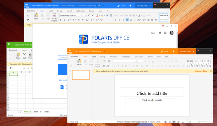 Polaris Office sai vencedor por ter levado mais vitórias, ainda que o LibreOffice tenha tido vantagem na comparação em aspectos sensíveis, como gratuidade e número de apps oferecidos (Foto: Reprodução/Filipe Garrett)