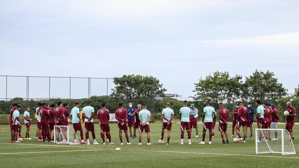 Fluminense em treino   Foto: Lucas Meron / FFC