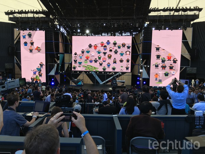 Google apresentou novidades do Android N durante evento para desenvolvedores (Foto: Thássius Veloso/TechTudo)