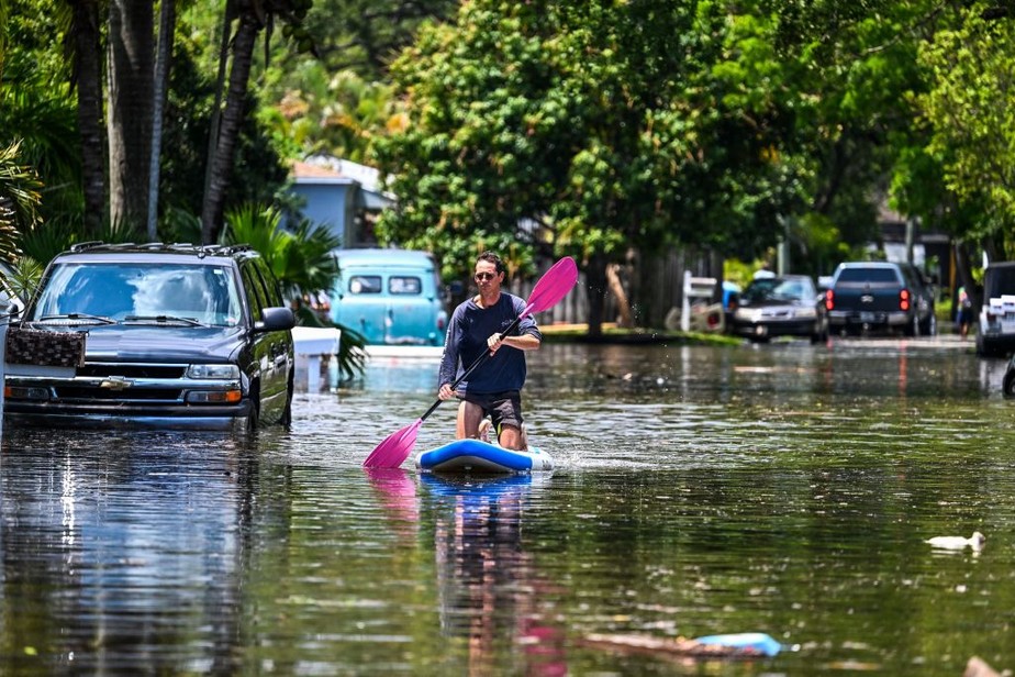 Chuva recorde em Fort Lauderdale
