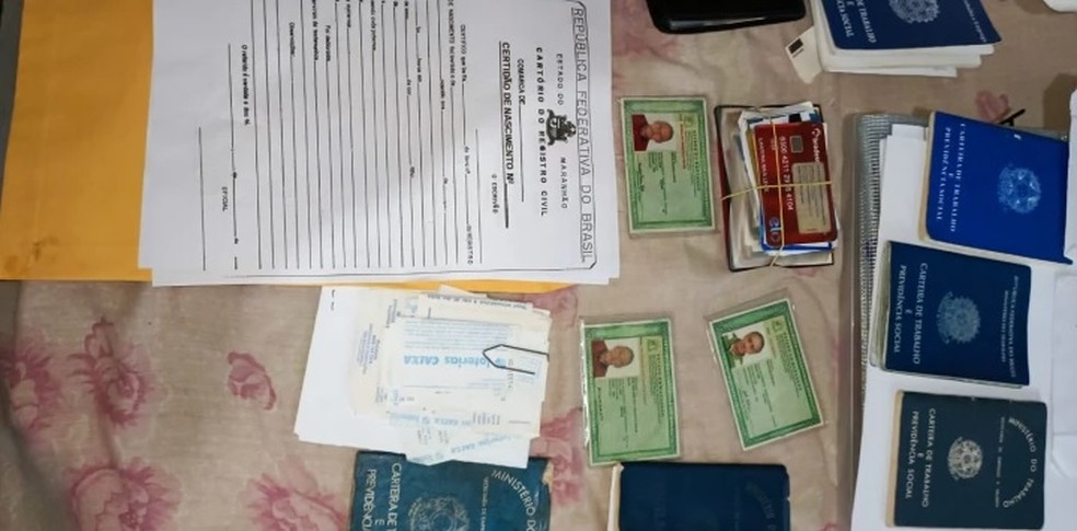 PF cumpre mandados de prisão contra suspeitos de praticar fraudes contra o INSS no Maranhão  — Foto: Divulgação/Polícia Federal