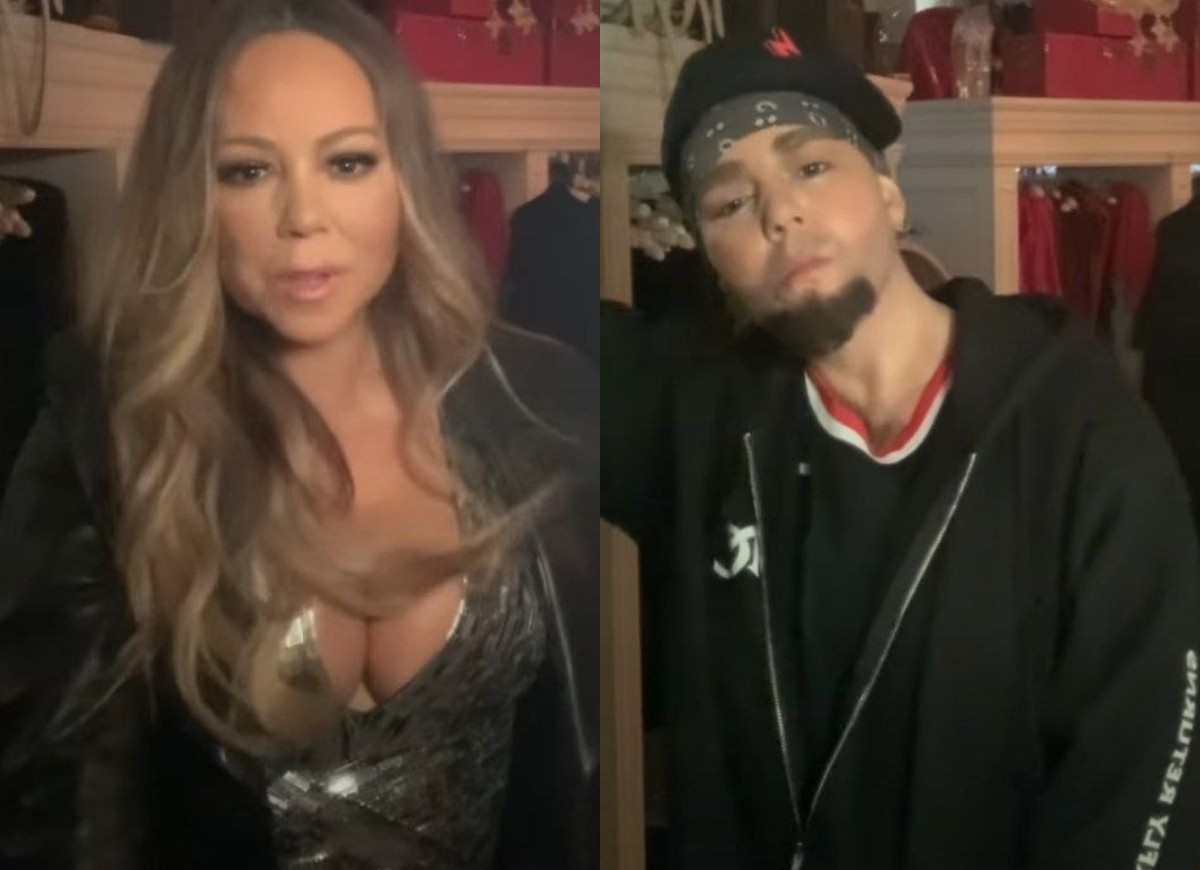 Mariah Carey relembra clipe imitando Eminem (Foto: Reprodução/Instagram)