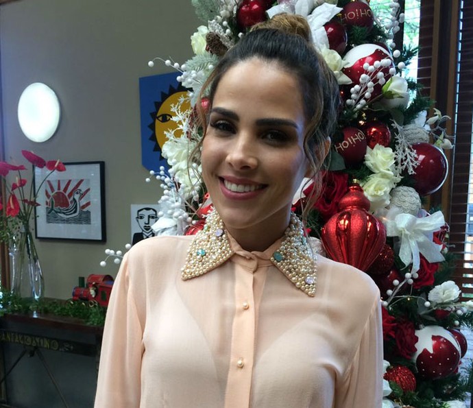Wanessa Camargo contou no 'É de Casa' que ama Natal (Foto: Paula Oliveira / Gshow)