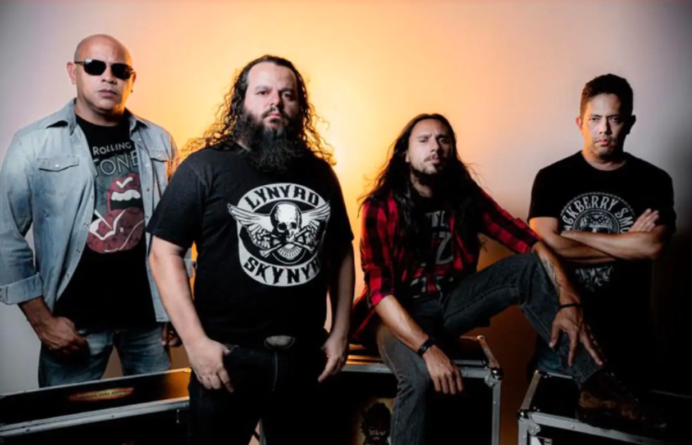 Banda de rock Tonho Sem Medo, nascida em Bandeirantes e crescida em Campo Grande. — Foto: Divulgação