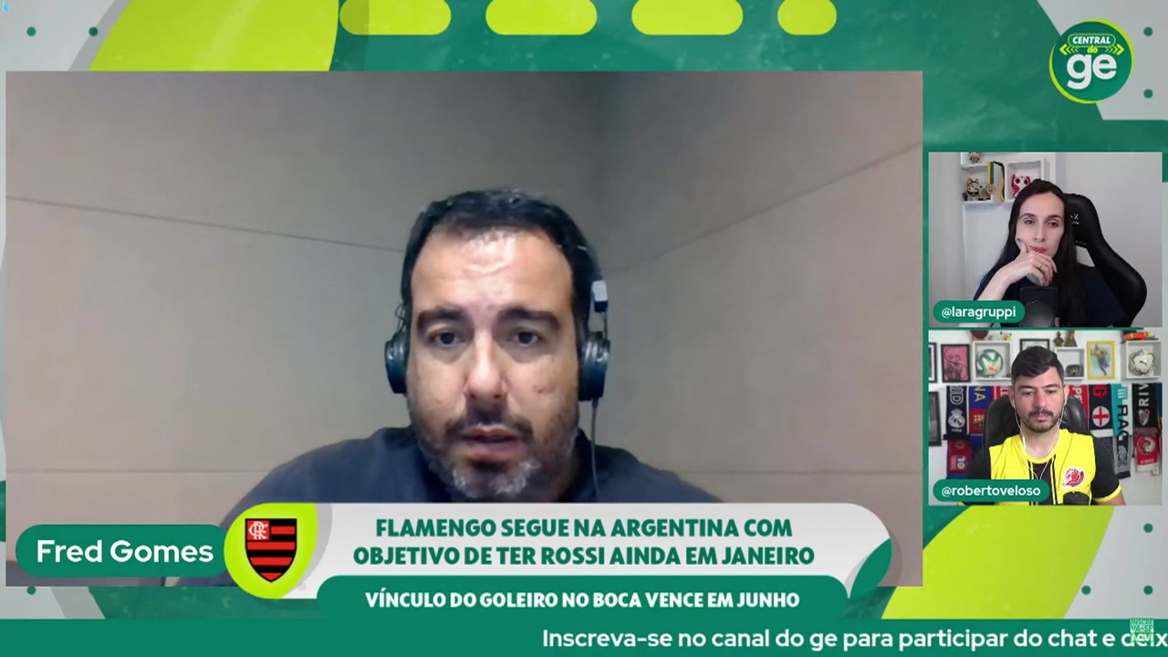 Fred Gomes explica contrata&ccedil;&atilde;o do goleiro Rossi, que assinou pr&eacute;-contrato: 'Boca n&atilde;o est&aacute; sendo flex&iacute;vel'