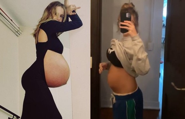 Após dar à luz gêmeos, Isa Scherer mostra barriga em vídeo na web (Foto: reprodução/instagram)
