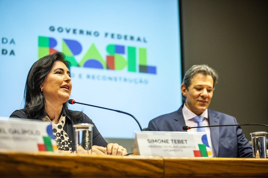 Arcabouço fiscal - Simone Tebet e Fernando Haddad detalham novas regras fiscais do governo Lula