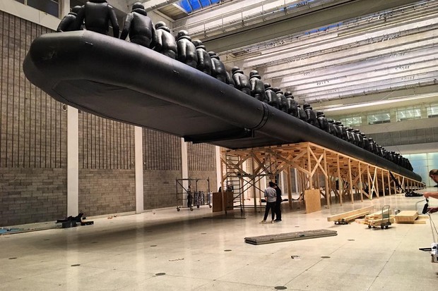 A nova (e gigante) obra de Ai Weiwei (Foto: Reprodução/Instagram)