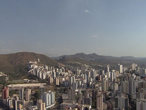 Belo Horizonte tem o dia mais quente do ano (Foto: Reprodução/TV Globo)