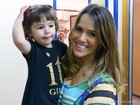 Fernanda Pontes mima filha nos bastidores de 'Flor' e já pensa em aumentar a família