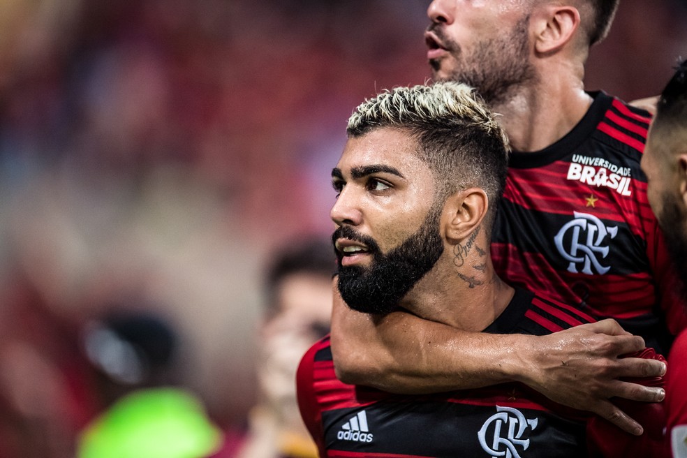 Gabigol vai conquistando cada vez mais seu espa�o no Flamengo � Foto: Jorge R Jorge/BP Filmes