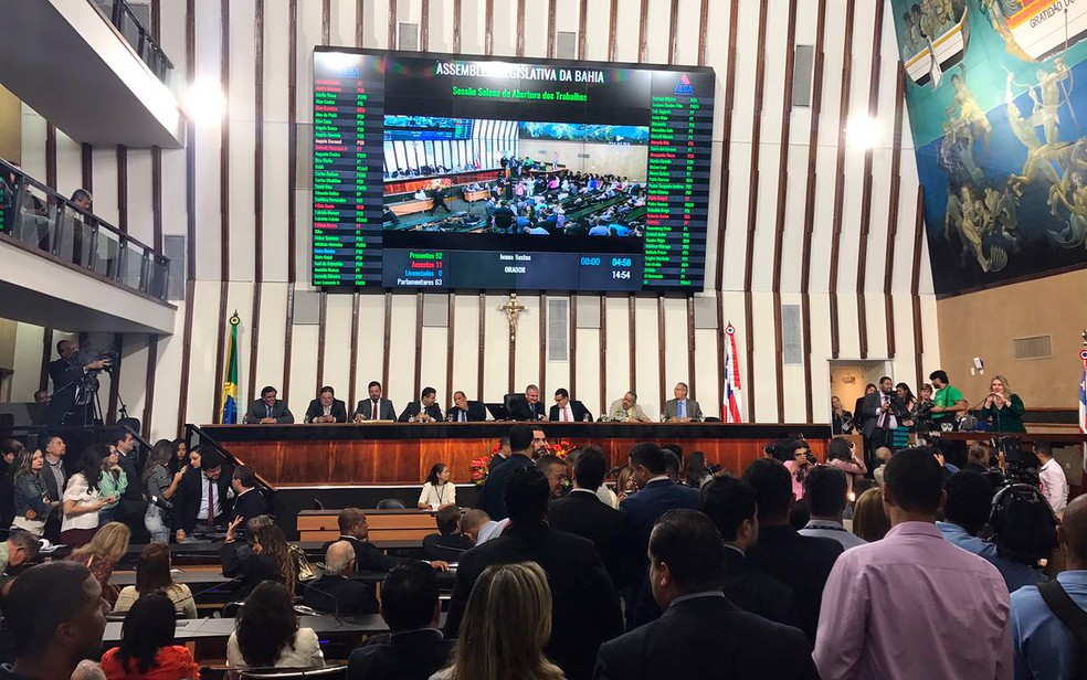 Mais de 80% dos 63 deputados da Assembleia Legislativa da Bahia tentam se manter no cargo nas eleiÃ§Ãµes de 2018. â?? Foto: Alan Alves/ DivulgaÃ§Ã£o 
