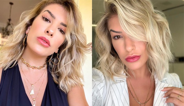 Antes e depois do visual de Lorena IMprota (Foto: Reprodução/Instagram)
