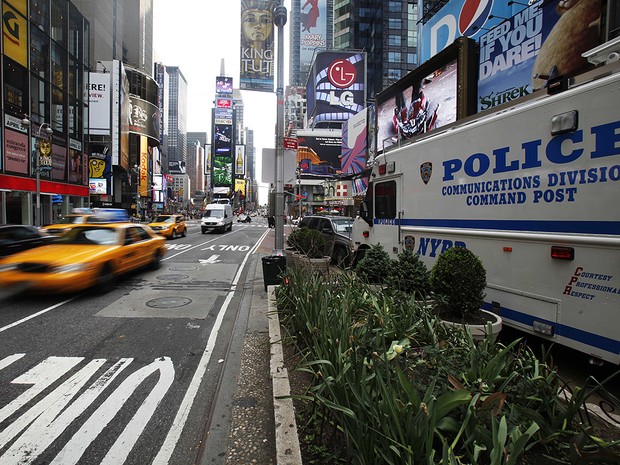 Nova York no dia seguinte à tentativa de atentado com carro-bomba. (Foto: Seth Wenig/AP)