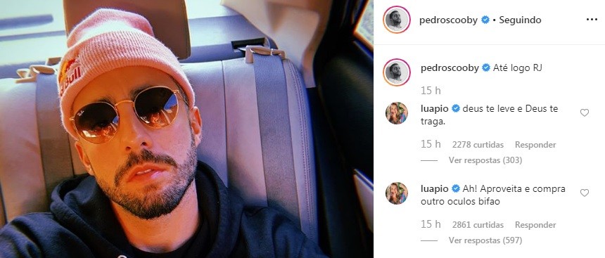 Luana Piovani comenta foto de Pedro Scooby (Foto: Reprodução/Instagram)