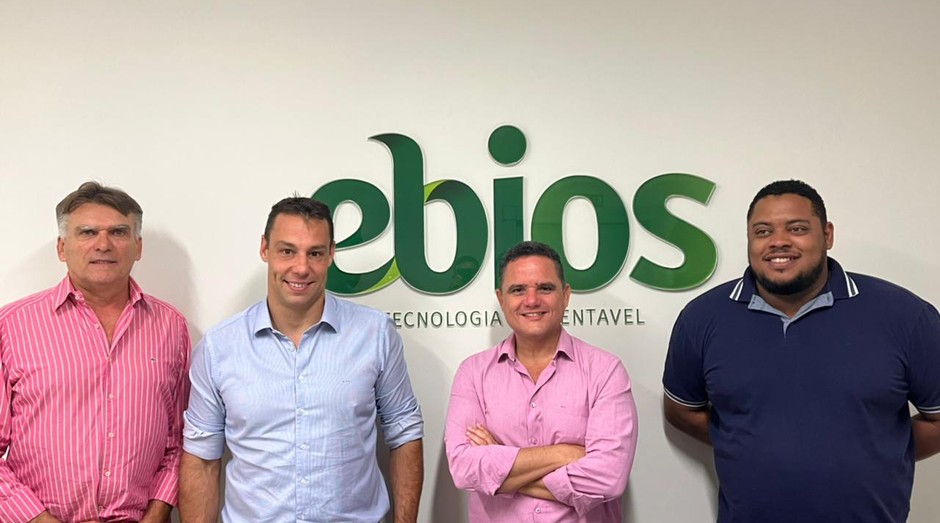 Executivos da Biosolvit e Ebios (Foto: Divulgação)
