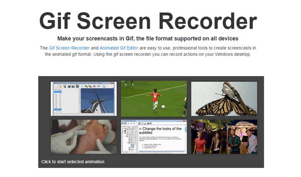 Os 9 melhores gravadores de GIF  Gravar tela em GIF no Windows e